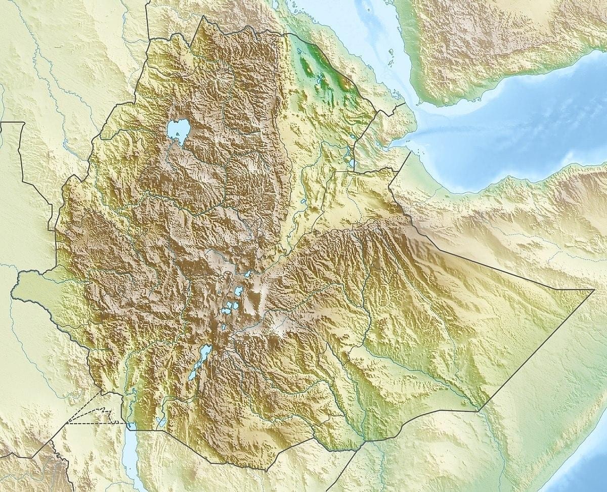 mapa de Birra montañas