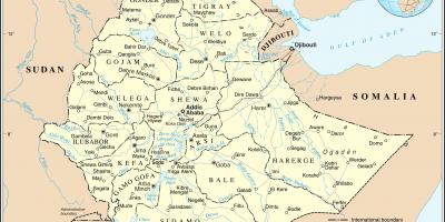 Etiopía cartografía axencia