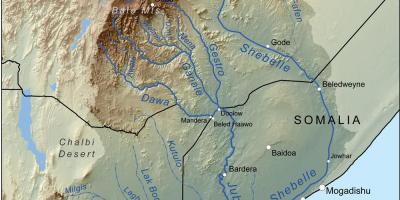 Mapa de Birra ríos