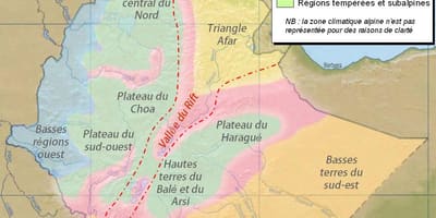 Mapa de ind en Etiopía